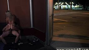 Short Hair Teen Swallows in Strapon Anal Threesome