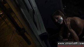 Teen 18+ Rides Dildo In Extreme BDSM Domination