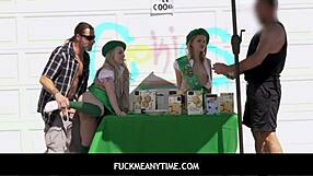 Whip girl scouts into sexual positions for cookie selling