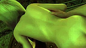 Sexy blonde craves anal in 3D chair porn, want some?