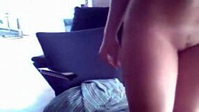 super hot girl performs on webcam for viewers