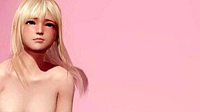 doa5 marie rose gravure studio posing nude