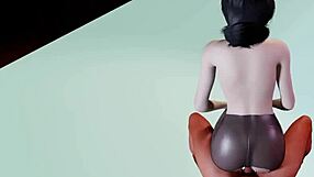 I seduce the student in this 3D anime blowjob.