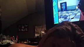 Handjob With A Twist Of Blowjob