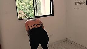 she shows the new house and gets horny