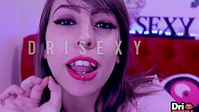 Joi and masturbation instructions shares explicit video call with amateur secretary
