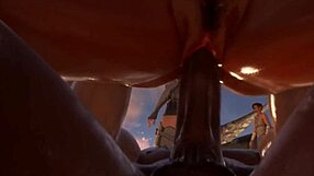 Maya And Bol Perform Deepthroat Anal Blowjob In Public Outdoor Scene