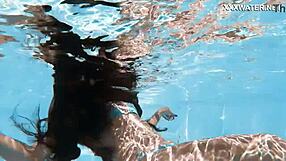 super hot skinny hungarian babe lana swimming