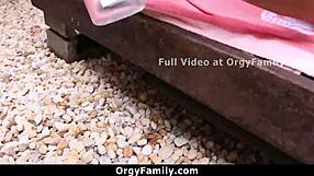 Stepsister Plots Seduction on Stepbro Before Boxing Match - Wild OrgyFamily Action