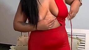 He couldn't resist the temptation, bending her over for intense doggystyle pounding with his massive cock.