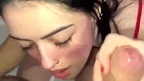 Official carmona delivers intense oral cumshot into eager bitch's mouth