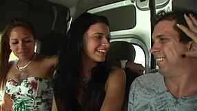 garotas da van getting banged hard by paulo mark in the car