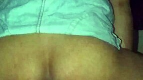 argentinian transsexual uses black dildo