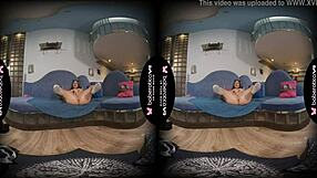 Solo girl Paulina Soul in VR session