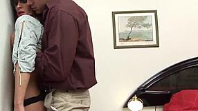 Hot shemale rides big cock in intense action scene