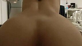 latina rides big black cock in pov cowgirl until orgasm