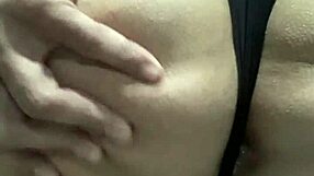 Macho man in panties engages in detailed gay activities