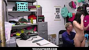 i can't believe it, skinny aria valencia strip-searched and screwed by officer