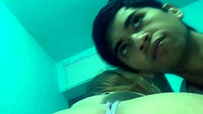 I touch my latina girlfriend's vagina and ass while they watch us on webcam