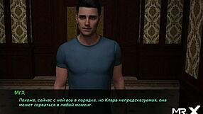 Girl massage mistress in Dusklightmanor episode 1 scene 58.