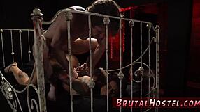 cute teen's big tits get titty fucked by tourists