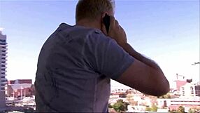 Morgan Ray and Raven Black in interracial bareback with dirty talk