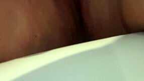 BBW rubs her WET CLIT before PISSING