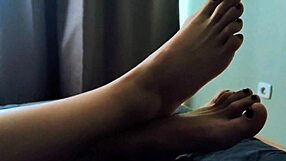 Home Video: Jerking Off Neighbor's Cock While Husband Is at Work