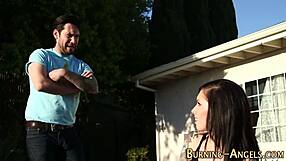 tattooed emo contrasts with hardcore facial after masturbation