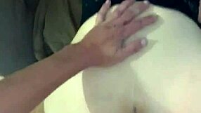 Bent Over Chair, Girlfriend's Wet Pussy Pounded by Monster Cock in POV