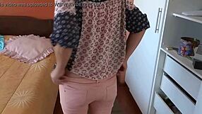 Latina wife reveals her hairy pussy and ass in 69 position