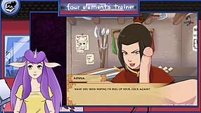 Avatar Royal Handjob Brings Monster Orgasm In Anime Game