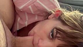 Lala Love Petite Teen Sucks Cock Eagerly