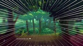 Lucy faces more problems with her big tits and ass in this anime game