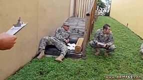 Army man fucks boy in mobile gay porn adventure