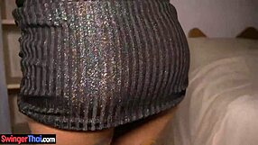 Tattooed latina teen sucks cock and fucks on camera