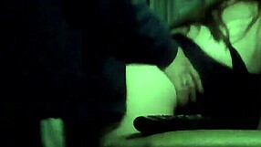 bent over on the kitchen couch at night, getting fucked hard in doggystyle position.