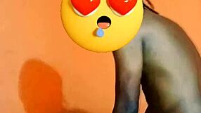 sweet little ebony teen showing off