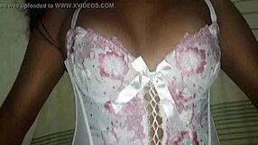 Ebony Teen Amateur Gets Dick In Pussy