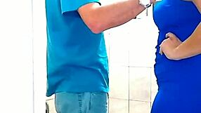 Intimate encounter with the married neighbor while his wife worked, involving passionate kissing and deep thrusting in the living room.