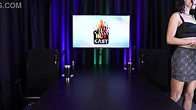 african glamour model debora andrade shows off in sheer red lingerie