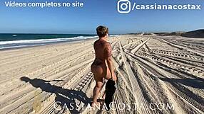 Blonde Milf Rides Husband After Dunes