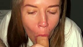 Rough deepthroat domination for my beautiful brunette friend in pov