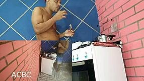 foda na cozinha with nicoli fox anal finish