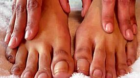 clear nails fetish sparks solo asian foot play