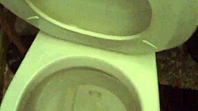 Fat cock of Blackshemale explodes in cum, and cruelly drips with piss