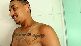 Feeling The Intense Passion In The Bath With A Well-Endowed Black Man And A White Guy