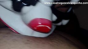 i arrived with my pussy full of cum and made my cuckold suck it