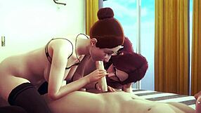 Hey, check this wild 3D HS2 threesome action now