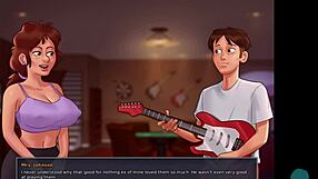 Summertime Saga 53: Neighbor's Amazing Tits Steal Show